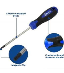 پیچ گوشتی ستاره ای T25 ویتولز VTOOLS مدل VT2200 آمریکا