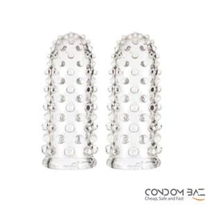 کاندوم انگشتی سیلیکونی (finger condom) بسته 2 عددی | ارسال فوری و محرمانه