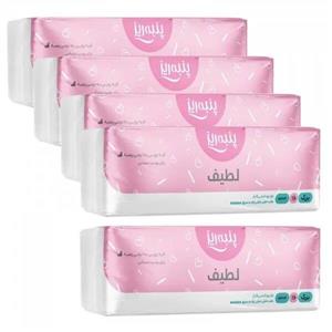 نوار بهداشتی بالدار بزرگ ضخیم پنبه ریز (Panberez) مجموعه 5 عددی