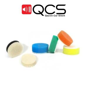 کیت 6 عددی پد پولیش مینیاتوری 25 میلی متری سورین بو مدل Surainbow Foam Buffing Mini Pad Set 1inch T012