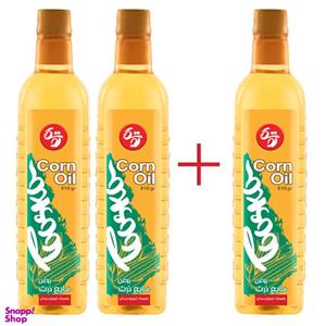 روغن مایع ذرت توسکا وزن 810 گرم بسته 2 عددی به همراه یک عدد هدیه