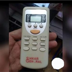 کنترل کولر گازی جنرال General شکار طرح لبخند درجه یک