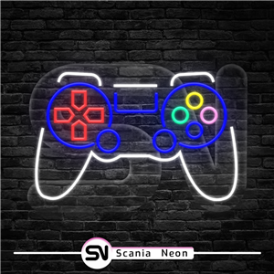 تابلو نئون دسته بازی شماره 3 , تابلو نئون گیمینگ کد 011ترانس