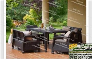 ست صندلی مبلی با میز نهارخوری 6نفره