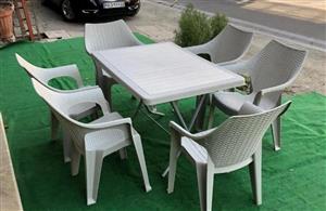 ست 6نفره صندلی باغی