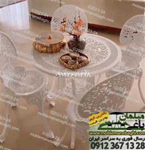 میز آلومینیوم قطر75سانت