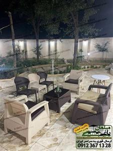 صندلی حصیری باغ ورستوران از