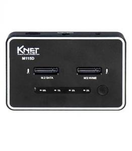 باکس NVMe M.2 SSD و SATA کی نت K-M115D