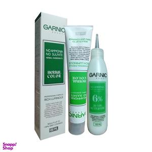 کیت رنگ مو گارنیک بدون آمونیاک شماره 6 حجم 100 میلی لیتر رنگ بلوند تیره