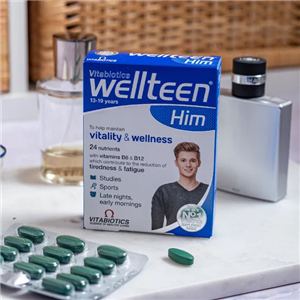 قرص ولتین هیم ویتابیوتکس اصل | Vitabiotics Wellteen Him30 tablets