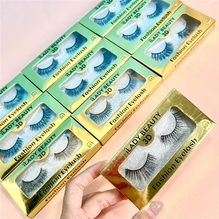 مژه سه بعدی طلایی