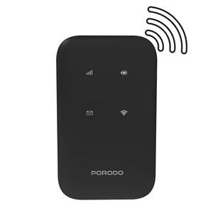 مودم جیبی 4G LTE پرودو Porodo Pocket Router 4G LTE WiFi 6 PD-LFST132