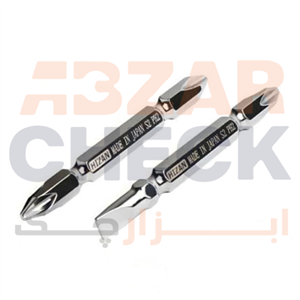 نوک پیچگوشتی سر دریلی هیزان 65 میلی متری دوسر چهارسو (ساخت ژاپن)