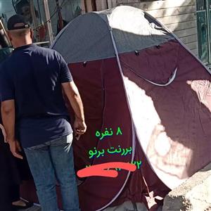 چادر مسافرتی فنری 8نفره برزنت برنو و بلیزر