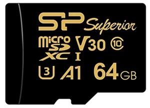 کارت حافظه  میکرو اس دی سیلیکون مدل Silicon Power MicroSD HC CL10 U3  Golden Series Superior UHS-I V30 A1 4K UHD W/0 100/80 ظرفیت 32 گیگابایت