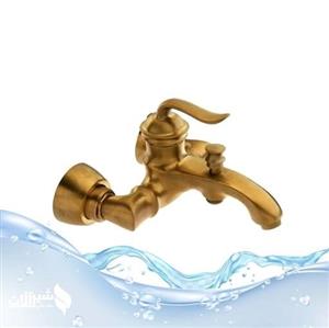 شیر حمام مدل بامبو قاجاری طلا مات