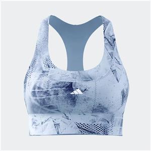 نیم تنه زنانه آدیداس مدل Run Pocket Medium-Support AOP Bra Iteration