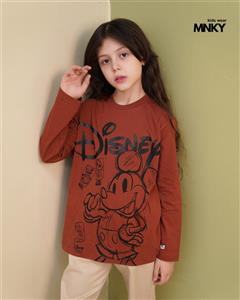 بلوز نخ پنبه برند مانکی طرح دیزنی کد 1325