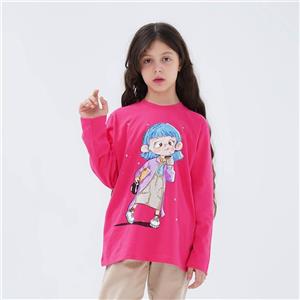 بلوز نخ پنبه برند مانکی طرح دختر کد 1319