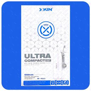پاوربانک ایکس کین مدل XK-PB423 ظرفیت 5000 میلی آمپر ساعت مشکی