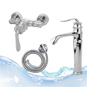 شیر 3 تکه بامبو کروم