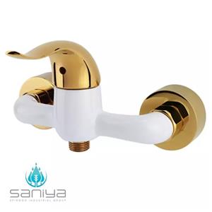 شیر توالت سانیا مدل دنیا رنگ طلایی