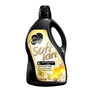 مایع لباسشویی HD سافتلن (Softlan) مخصوص لباس تیره مدل Black General حجم 3 لیتر