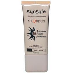 کرم ضد آفتاب کرم پودری و پرایمری مکیسان سان سیف ⁺SPF50 _ قیمت قدیم روی جلد