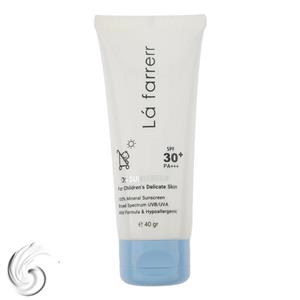 کرم ضد افتاب کودک لافارر مدل 101 وزن 40 گرم