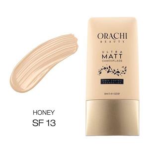 کرمپودر آرایشی تیوپی کرم پودر 30 میل حاوی نیاسین آمید و سبیوم اوراچی ORACHI ایتالیایی کد SF13