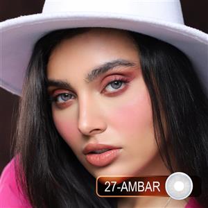 لنز چشم فصلی کانفست رنگ(AMBAR)شماره27کد976