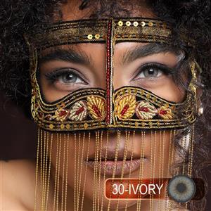 لنز چشم فصلی کانفست رنگ(IVORY)شماره30کد979