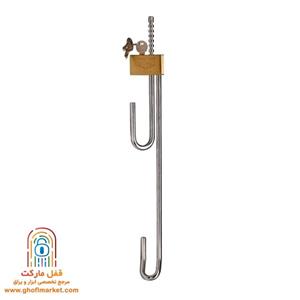 قفل پدال به فرمان پارس مدل PFO 2 با کلید کامپیوتری