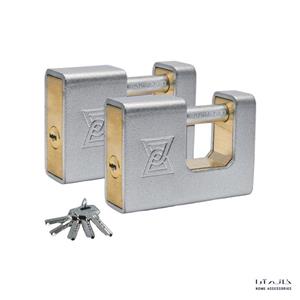 قفل کتابی گیرا سایز 970 سوپر کلید مشابه مدل 1818