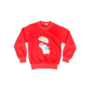 بلوز بچگانه دخترانه برند loongwings مدل فیل رنگ قرمز