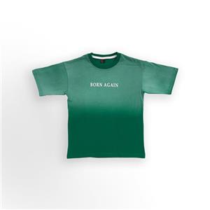تیشرت بچگانه اسپرت مدل Born Again رنگ سبز آبی