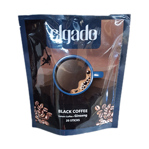 قهوه فوری الگادو همراه جنسینگ ۲۰ عددی elgado