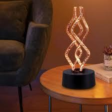 چراغ خواب و دکوری طرح زیگ‌زاگی چرخان