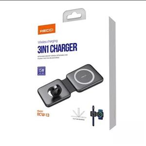 شارژر وایرلس سه کاره 15W رسی مدل RCW13