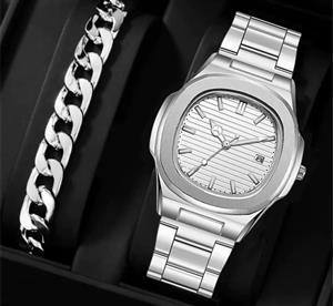 ساعت مچی مردانه پتک فیلیپ ناتیلوس به همراه دستبند هدیه