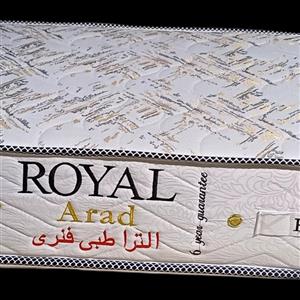 تشک طبی فنری رویال مدل آراد تک نفره سایز 90*200 شش سال گارانتی