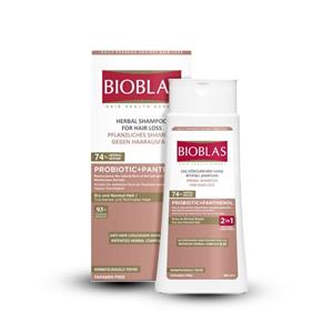 شامپو ضد ریزش بیوبلاس حاوی پروبیوتیکو و پانتنول 360 میل