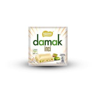 تابلت شکلات سفید داماک نستله با مغز پسته 60 گرم