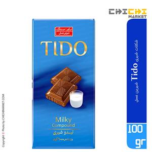 شکلات شیری مغزدار تیدو شیرین عسل 22 گرم