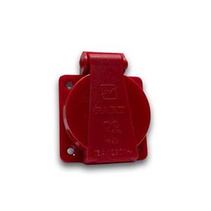 پریز درب دار تابلویی تکفاز پارت الکتریک رنگ قرمز