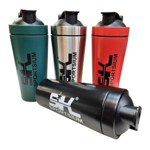 شیکر ورزشی باشگاهی استیل sk sportium یک تیکه وارداتی