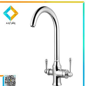 شیر ظرفشویی دوکاره امگا کروم پادرا