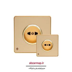 پریز برق مدل یاقوت بژ آسیا الکتریک