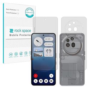 گلس محافظ صفحه نمایش و پشت گوشی ناتینگ فون 3a Pro مدل نانو هیدروژل مات (گیمینگ) برند راک اسپیس کد SS