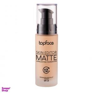 کرم پودر مات تاپ فیس کد004 مدل اسکین ادیتور (Topface Skin Editor Matte Longlasting Foundation) حجم30 میلی